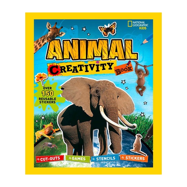 NATIONAL GEOGRAPHIC KIDS" ANIMAL CREATIVITY BOOK